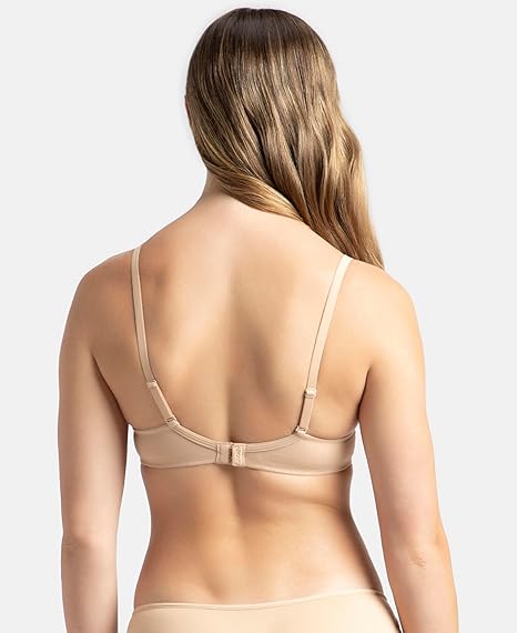 Jockey 1245 Women’s Underwired Padded Cotton T-Shirt Bra – Multiway & Detachable Straps